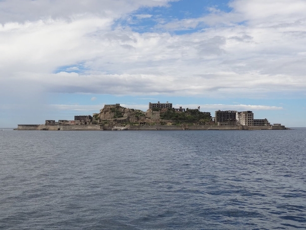 GUNKANJIMA ISLAND Once the most densely populated place in the world this island is now a ghost town x