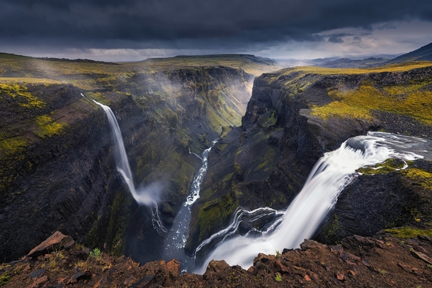 Haifoss Iceland  by Mohammed Alsultan x-post rIsland