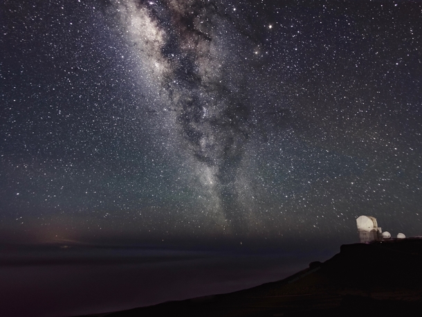 Haleakala Observatory atop a volcano 