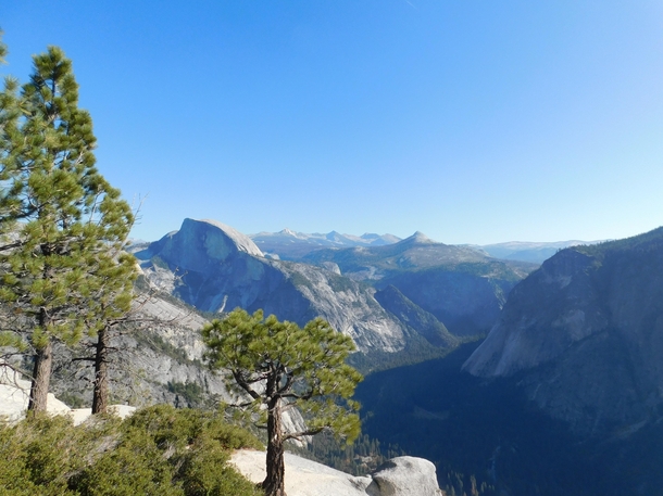 Half Dome and the Sierras from Yosemite Point 