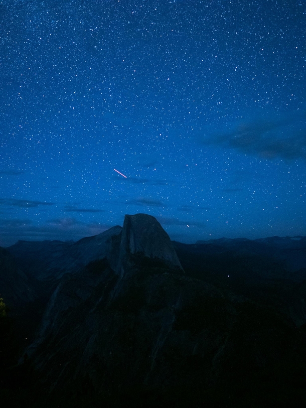 Half Dome at Night Yosemite CA 