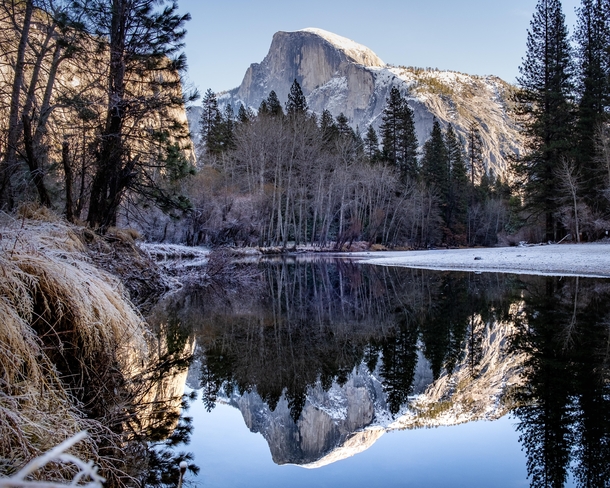 Half Dome In December Yosemite National Park 