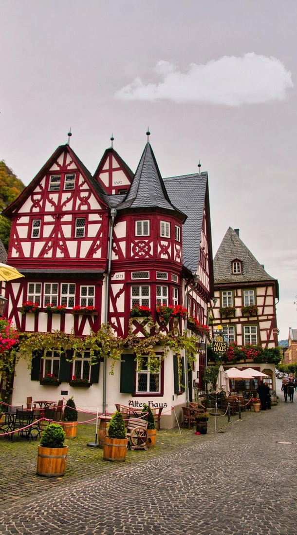 Half timbered houses in Bacharach 