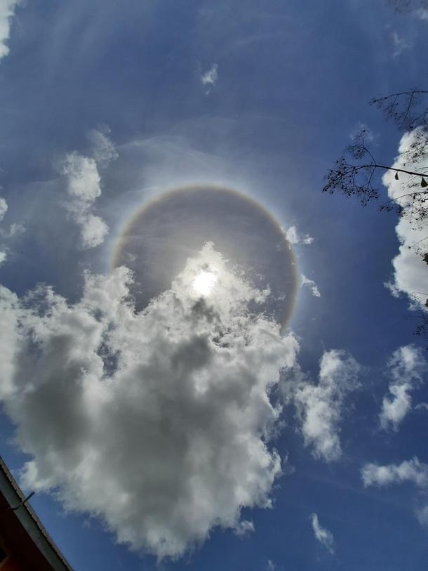 Halo over my house