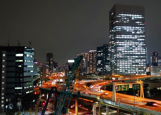 Hamazakibashi Interchange in central Tokyo part of the Metropolitan Expressway network