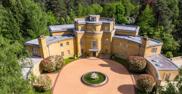 Hamstone House in Surrey UK Constructed in  its a Grade II listed mansion built in the Neo-Georgian style with Art Deco elements