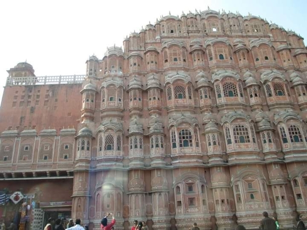 Hawa Mahal palace of the winds Jaipur India built in 