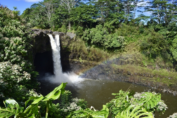 Hawaii has more frequent rainbows in more places than Ive seen anywhere else Wailuku River State Park Hawaii 