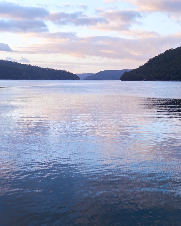Hawkesbury River in New South Wales Australia 