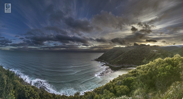 HDR Panorama from Teddys Lookout Great Ocean Road Australia 