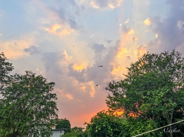 Heavenly skies in Gujranwala Pakistan