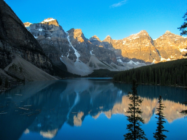 Here is My Version of the Most Photographted Place in Canada - Moraine Lake Alberta Canada OCx