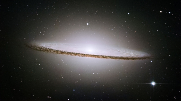 Here is the sombrero galaxy M