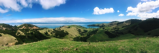 Heres what you are missing out in New Zealand Panoramic view of Coromandel 