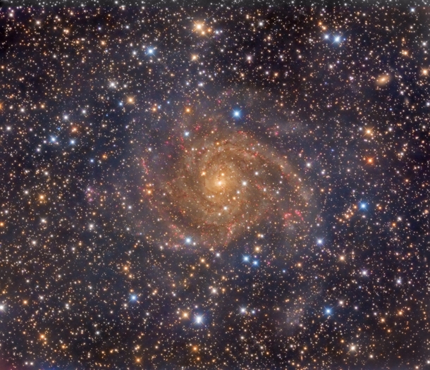 Hidden Galaxy IC  Image credit ESAHubble amp NASA 