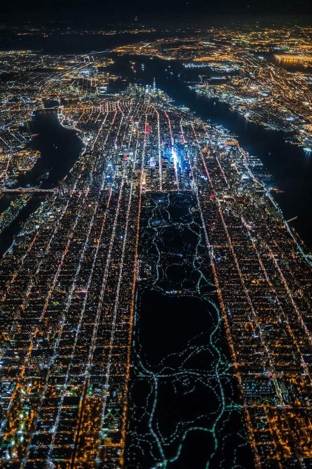 High above NYC