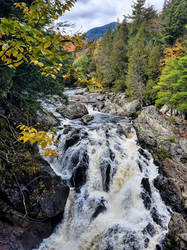 High Falls of the Ausable River Adirondacks NY 