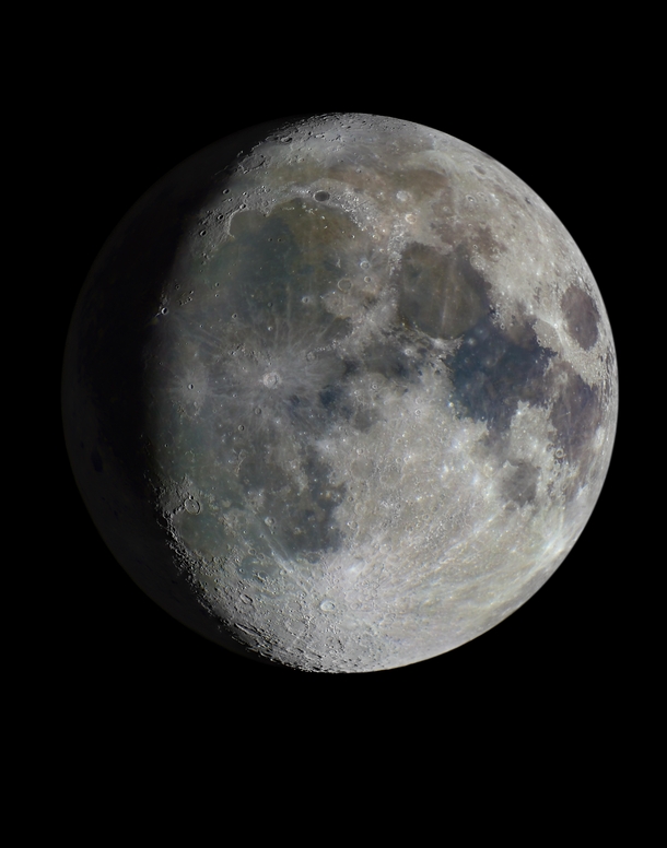 High-resolution lunar mosaic from Tuesdays  moon 