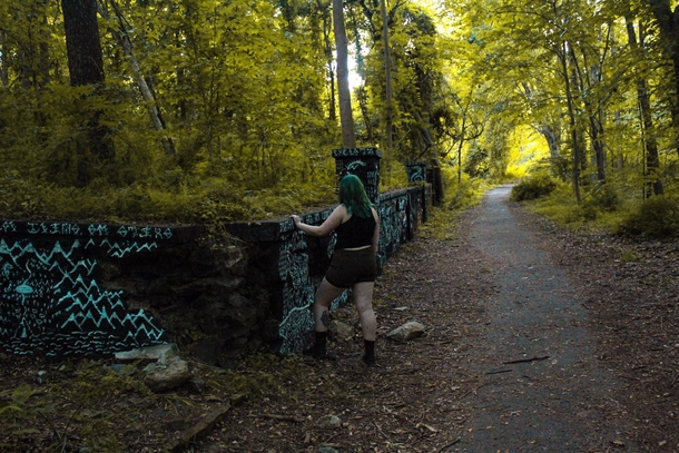 Hike at an abandoned college from over the summer