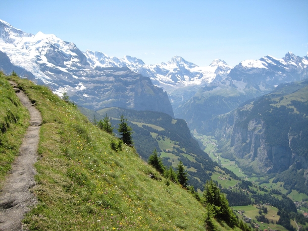 Hike from Wengen to Grindelwald in Switzerland from July  