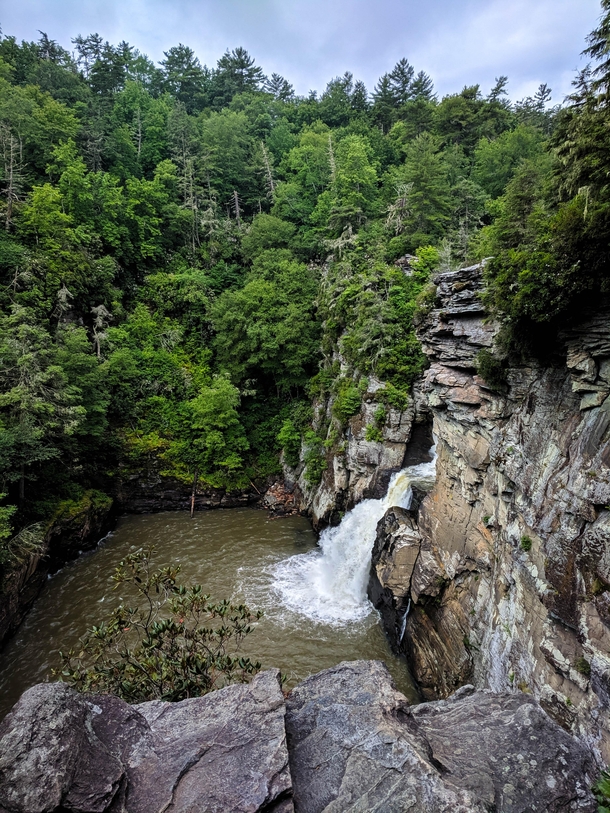 Hiked Around Linville Falls North Carolina 