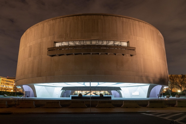 Hirshhorn Museum designed by Gordon Bunshaft in Washington DC  OC