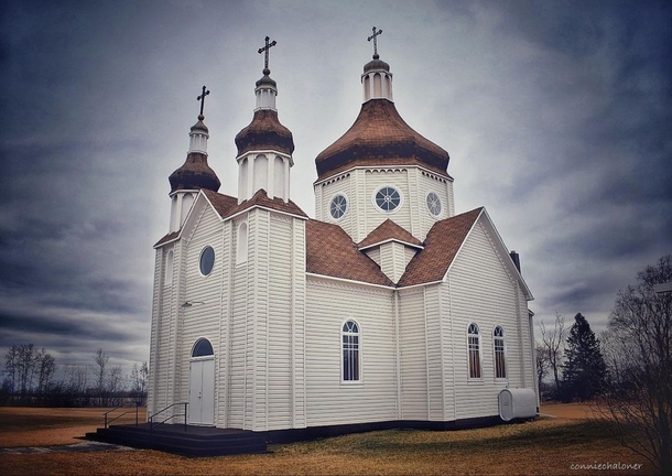 Holy Trinity Ukrainian Catholic Church at Mink Creek Manitoba Photo credit to Connie Chaloner