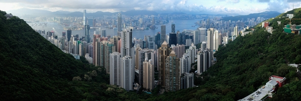 Hong Kong skyline from Victoria Peak 