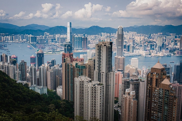 Hong Kong viewed from the Peak