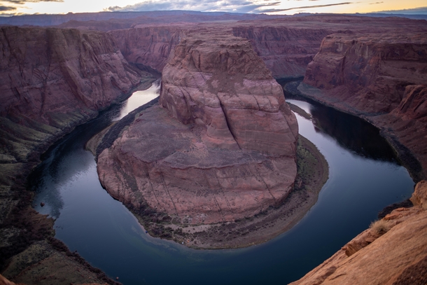 Horseshoe Bend during a Glorious Sunset 