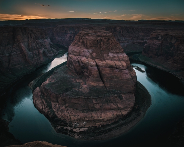 Horseshoe Bend is a sight to be seen at sunset 