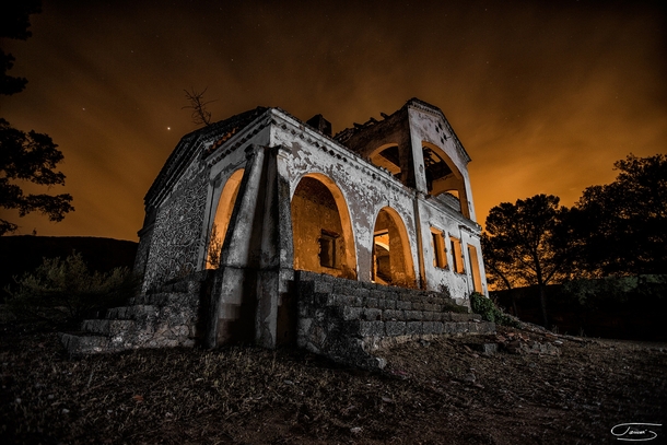 House of Evil Night photo in an abandoned house at Spain By Toms Snchez 