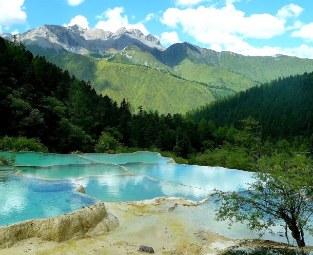 Huanglong National Park Sichuan Providence China 