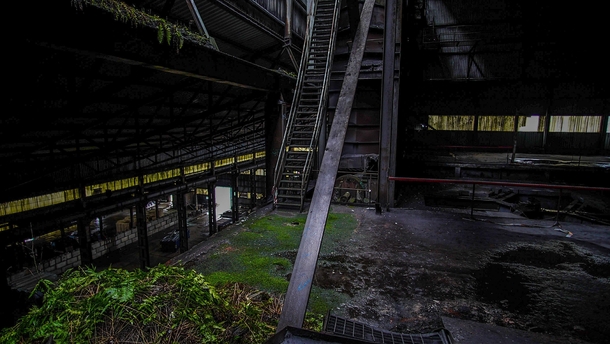 Huge abandoned smelting factory in Norway