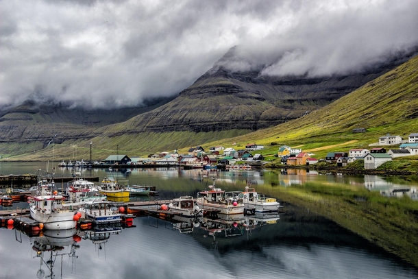 Hvannasund Faroe Islands 