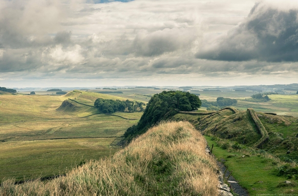 I dont know if this will be allowed here but its impossible to show the stunning landscape around Hadrians Wall without showing the wall itself 