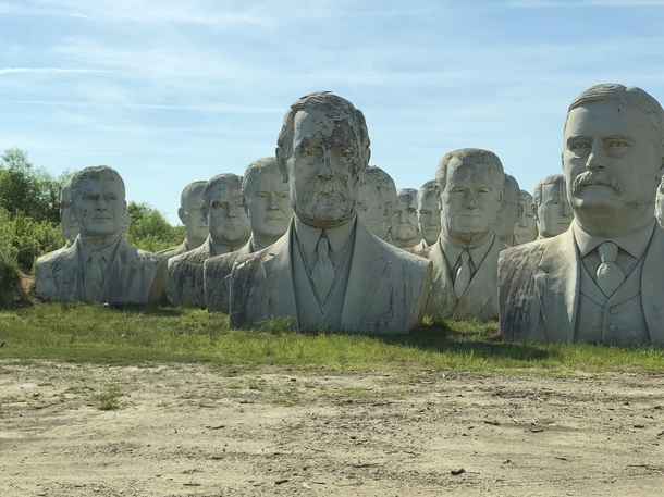 I found the leftovers from Presidents Park today