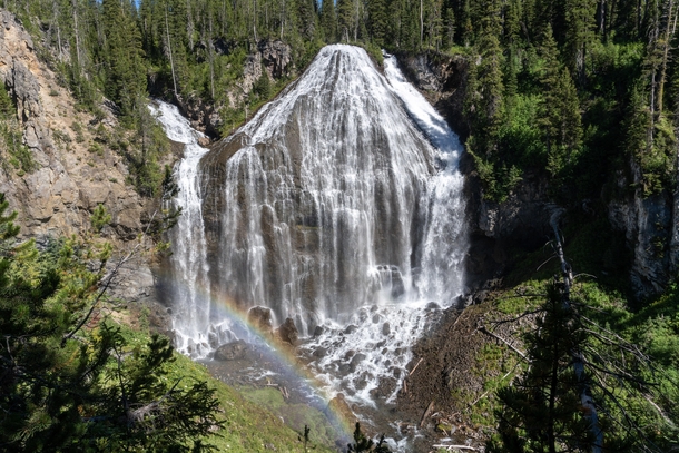 I got on this trail late but it was worth it for the rainbow Serendipity is beautiful Also Union Falls isnt on a lot of Yellowstone promotional material so this trail is a great place to get away from the crowds 