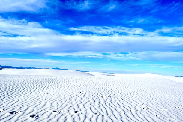 I have been exploring Americas hidden gems lately This one is taken in White Sands National Monument New Mexico 