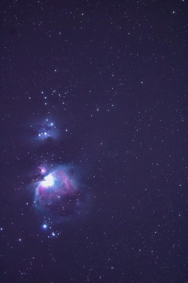 I just recently got into Astrophotography and this is the best picture Ive taken of the Orion Nebula
