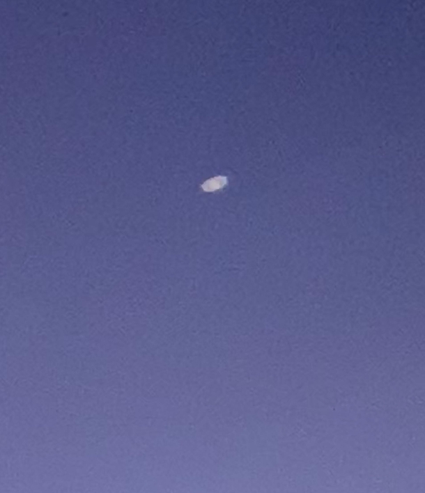 I just spent the last  hours stargazing looking at Jupiter and also my first time EVER seeing Saturn through a telescope and its rings I actually caught this image Jaw dropping 