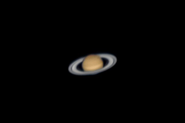 I photographed Saturn from my back yard