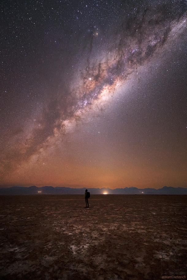 I photographed the Milky Way from the Atacama Desert in Chile where thousands of stars are visible to the naked eye