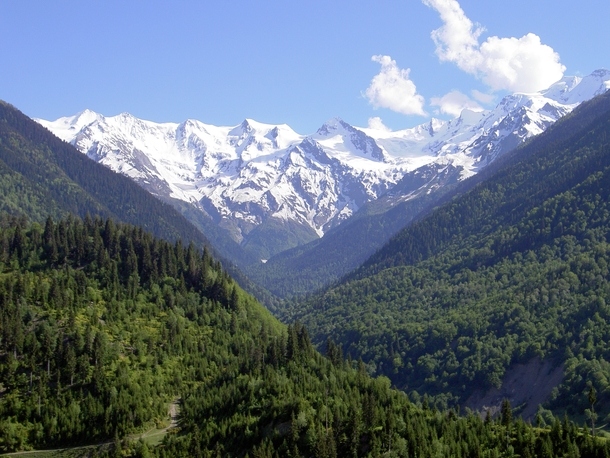 I present to you the Caucasus Mountains of Georgia 