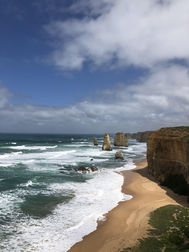 I recently drove along the Great Ocean road in Australia The  Apostles are breathtaking 