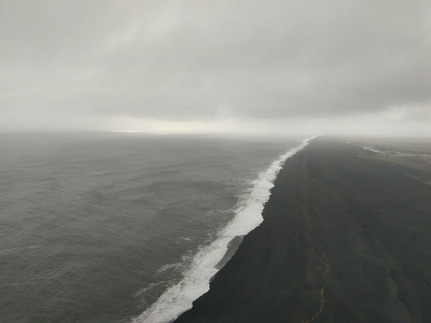 I see your beautiful gloomy day and raise you mine Dyrhlaey Iceland 