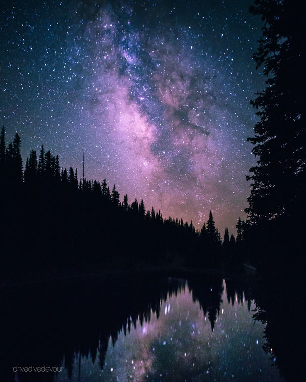 I shot the Milky Way over Rocky Mountain National Park 