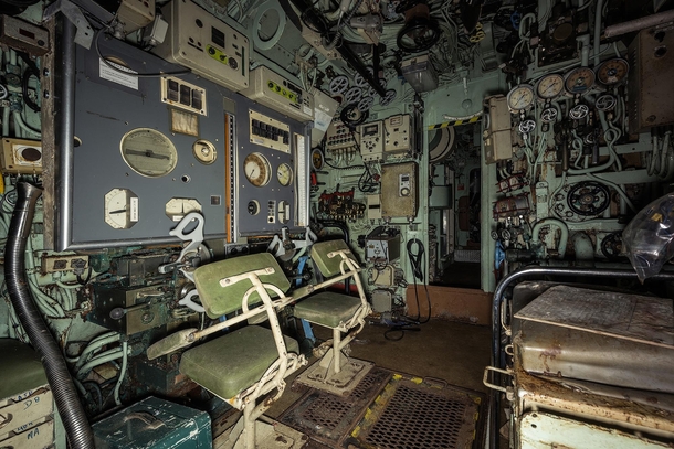 I snuck into a naval base to document this abandoned submarine 