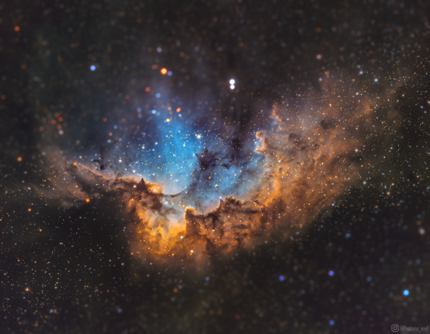 I tilt shifted my photo of the Wizard Nebula x 