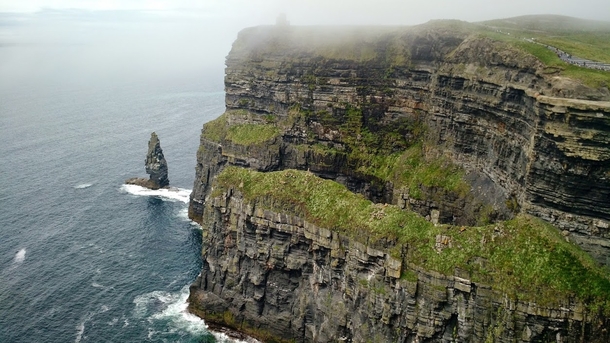 I took a trip to Ireland this summer and got this view of the Cliffs of Moher 